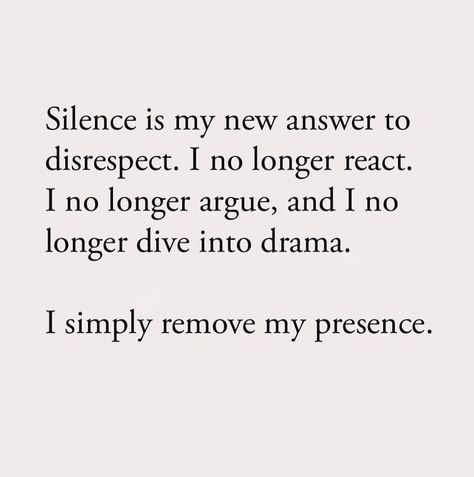 Silence is my new answer to disrespect life quotes quotes quote image quotes picture quotes deep life quotes Disrespect Quotes, Finding Yourself Quotes, Silence Quotes, Life Choices Quotes, Look Up Quotes, Everyday Quotes, Mom Life Quotes, Postive Life Quotes, Quotes Deep Meaningful