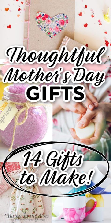 Do you like to make homemade gifts for your mom on Mother's Day? If so, then you have to try one of these amazing homemade Mother's Day gift ideas! These handmade gifts are easy to make but are so thoughtful and sweet. Your mom will love getting one of the DIY gifts this Mother's Day. #mothersday #diy #giftideas #homemade Mothersday Diy, Inexpensive Mother's Day Gifts, Mothersday Gifts Diy, Creative Mother's Day Gifts, Diy Gifts For Mothers, Cheap Mothers Day Gifts, Homemade Mothers Day Gifts, Gifts For Moms, Mother's Day Crafts