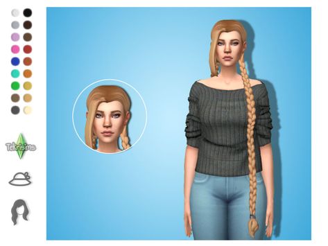 Jinx; Get Jinxed~!  Download ->『SimFileShare!』 Category: Hair Age: Teen- Elder Gender: Female  Swatches: 18 Ea thanks to Qwertysims! Hat Chops Shadow Map Morphs may have some distortion at more... Jinx Hair, Sims Building, Sims Games, Sims Hair, Witch Outfit, Sims 4 Cas, Sims 4 Game, Sims 4 Cc Finds, Ts4 Cc