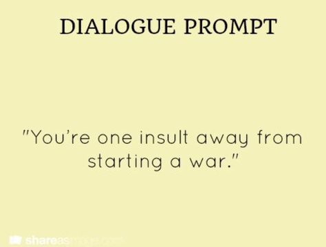 Pinterest || EmilyFleury Argument Dialogue Prompts, Argument Writing Prompts, Prompt Writing, Talking To Someone, Story Writing Prompts, Book Prompts, Writing Dialogue Prompts, Dialogue Prompts, Writing Inspiration Prompts