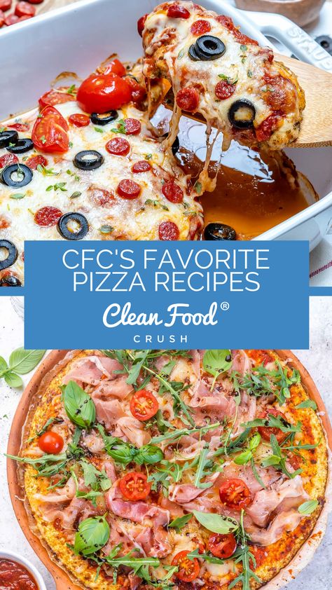 Healthier Pizza, Cleanfoodcrush Recipes, Clean Eating Pizza, Clean Eating Pizza Recipes, Family Dinner Menu, Clean Food Crush Recipes, Clean Food Recipes, Sitting On The Couch, Clean Eating Recipes For Dinner