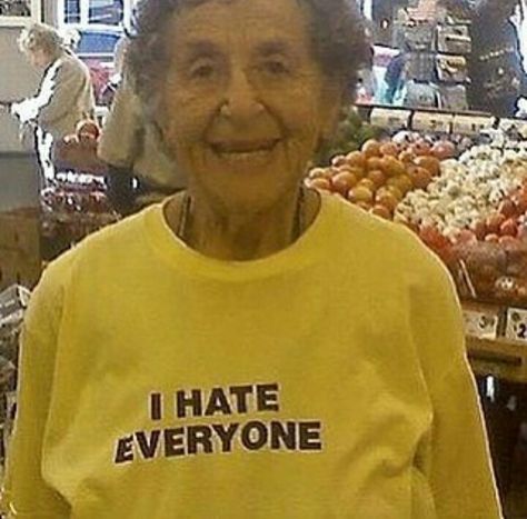 I Hate Everyone, Hate Everyone, Funny Text, T Shirts, Yellow, Funny, T Shirt