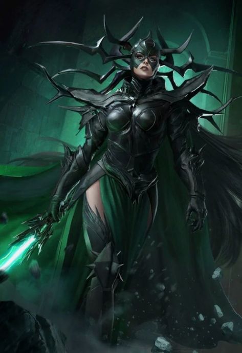 Marvel Hela, Asgard Marvel, Dessin Game Of Thrones, Avatar Kyoshi, Marvel Database, Univers Marvel, Cyberpunk Anime, Marvel Characters Art, Marvel Superhero Posters