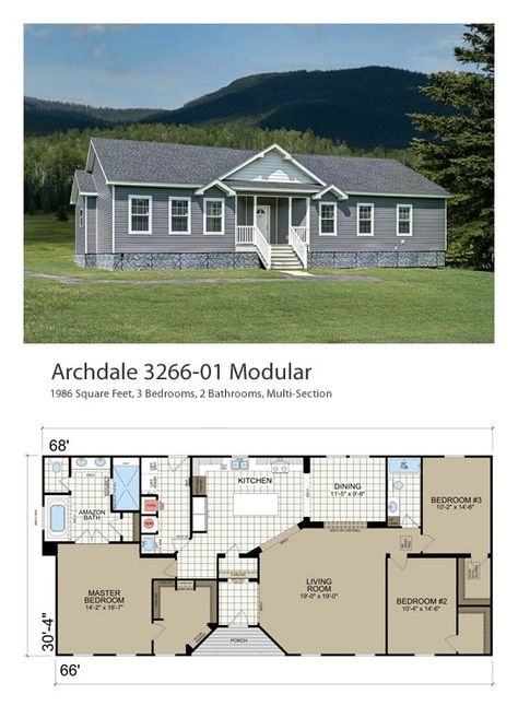 Modular Trailer Homes, Double Wide House Plans, Modular Home Layout, Mobile Home Plans Double Wide, Double Wide Modular Homes, Double Wide Floor Plans, Modular Homes Farmhouse, Doublewide Remodel, Spanish Style Homes Plans