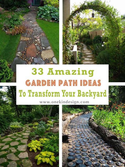 Entry Path Landscaping, Gate Walkway Ideas, Secret Garden Pathways, Front Garden Path Ideas Entrance, Garden Paths And Walkways Cool Ideas, Prayer Garden Ideas Backyards, Small Garden Path Ideas, Brick Pathway Ideas, Crafting She Shed