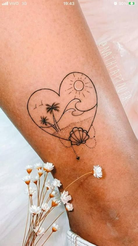 #OwlTattoo #CuteOwlTattoo #OwlInk #OwlTattooDesign #OwlTattooArt #InkedOwls #OwlTattooIdeas #OwlTattooLove #TattooInspiration #AnimalTattoos Beach Inspired Tattoos, Beach Tattoo Ideas, Beachy Tattoos, Seashell Tattoos, Palm Tattoos, Mommy Tattoos, Sand And Sea, Beach Tattoo, Tatuaje A Color