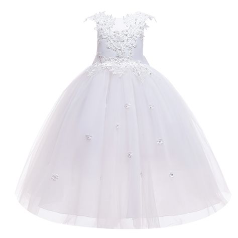 Children's Evening Dresses Princess Dress High-end Flower Girl little Girls Performance Dress https://www.girlsprincessdress.com/childrens-evening-dresses-princess-dress #fyp #fypシ゚ #customdress #formaldress #partydress #princessdress #childrendress #kidswear #kidsclothes #kidsdress #kidsfashion #kidspartydress #kidsprincessdress #kidsweddingdress #flowerkids #flowergirls #girlsdress #girlspartydress #GirlsPartyDress #girlsprincessdress #girlsformaldress Princess Girl Party, Kids Bridesmaid Dress, Puffy Wedding Dresses, Robes D'occasion, White Bridesmaid Dresses, Kids Party Dresses, Tulle Flower Girl, White Flower Girl Dresses, Wedding Dresses With Flowers