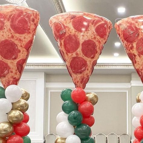 Balloons By Sorin 🎈 on Instagram: "YITZY’S PIZZA PARTY 🍕 🍕 🍕 🍕 @parteeperfection #partyplanning #partyplanner #instagood #balloons #balloonarch #barmitzvah #instaparty #batmitzvah #organic #style #eventdecor #eventplanner #eventplanning #decorations #centerpiecesideas #centerpieces #itsaboy #inspiration #styleblogger #babyshower #party #eventos #evento #instakids #instagram #picoftheday #photooftheday #nycevents" Pizza Balloons, Ground Beef Dishes, Balloon Centerpieces, Pizza Party, Bar Mitzvah, Balloon Arch, Bat Mitzvah, School Spirit, Party Planner