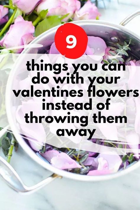 We love Valentines day bouquets but we dont like the smell of dead flowers. Check out how you can recycle your favorite flowers with these easy home decor ideas. Dead Flowers What To Do With, What To Do With Flowers From Boyfriend, What To Do With Dead Flowers, Candle Headboard, Old Valentines, Wax Air Freshener, Easy Home Decor Ideas, Diy Resin Tray, Valentine Door Decorations