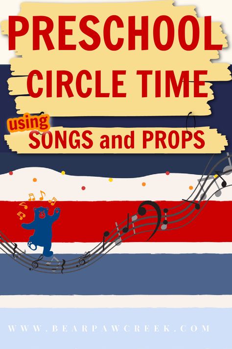 Story Props, Preschool Circle Time, Music Week, Preschool Music, Children Learning, Music And Movement, Bear Paw, Circle Time, Literacy Skills