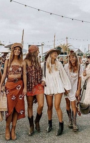 @frannielle Boho Outfit Party, Chic Boho Outfits Bohemian, Boho Chic Festival Outfits, Boho Chic Party Outfit, Hillbilly Hippie Style, Boho Outfits Festival, Boho Music Festival Outfit, 2023 Boho Style, Boho Chic Style Outfits Summer