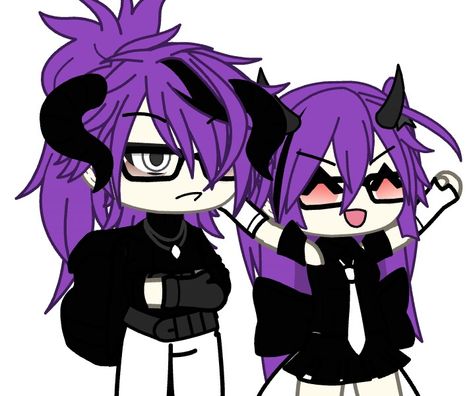 Twins Gacha Life, Free Gacha Life Oc Twins, Twin Gacha Life Oc, Matching Gacha Life Outfits, Free Gacha Life Oc Idea, Free Gacha Life Oc Ideas, Free Ocs Gacha Life, Y2k Characters, Twin Ocs