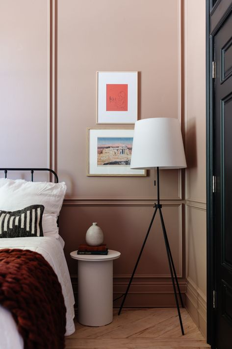 Color of the Year: Redend Point - Charleston Home + Design Magazine, Home Professionals, Charleston SC Blush Wall Color Bedroom, Pinky Brown Paint Colors, Redend Point Color Sherwin Williams Bedroom, Pink Rooms For Adults, Pink Color Drench Bedroom, Pink Taupe Paint Colors, Redend Point Bathroom, Vintage Pink Paint Colors, Pink Bedroom Master