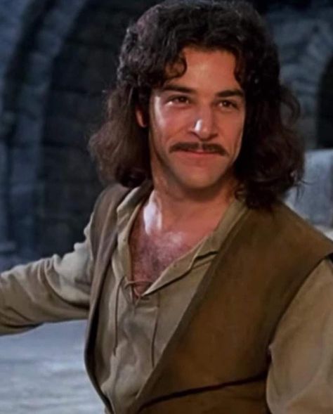 The Princess Bride Inigo Montoya, Insane Hear Me Out, Mandy Patinkin Princess Bride, Indigo Montoya, Silver Veil, Princess Bride Inigo Montoya, Movies Collage, Healthy Masculinity, Vintage Celebrities