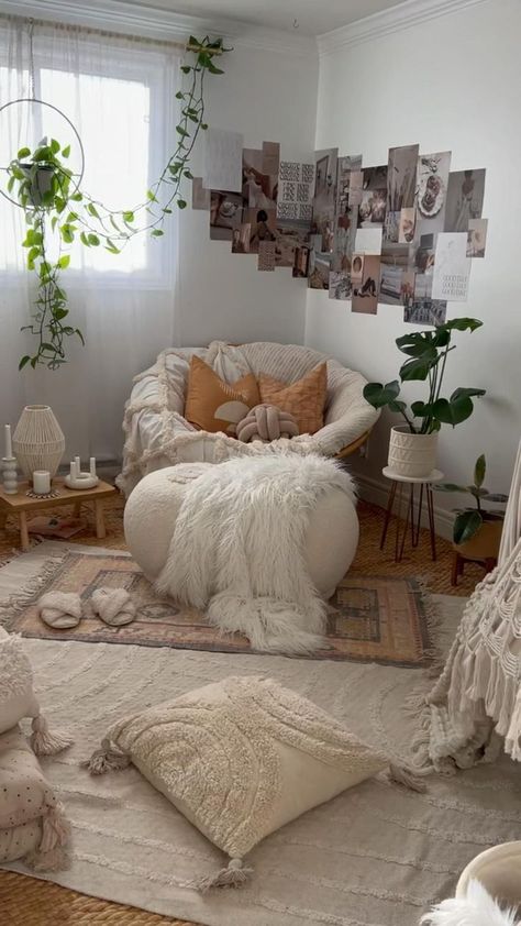 Chill Room, Redecorate Bedroom, Cozy Room Decor, Apartment Decor Inspiration, Dream Room Inspiration, Room Makeover Bedroom, Room Makeover Inspiration, Cozy Room, Room Inspiration Bedroom