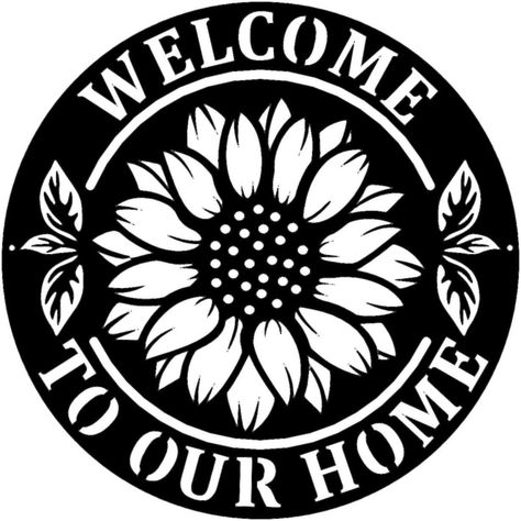 Welcome guests and friends into your home with the inviting charm of our "Welcome to Our Home" metal sign, crafted with love and care by Rusty Rooster Metal. This beautifully designed sign not only enhances your home's curb appeal but also sets a friendly tone for all who enter. Key Features: Timeless Design: Our "Welcome to Our Home" sign features a timeless design that complements a variety of home styles, from rustic to modern. It adds a touch of warmth and hospitality to your entryway. Premi Metal Sign Ideas, Welcome To Our Home Sign, Our Home Sign, Cricut Stickers, Metal Welcome Sign, Cricut Stencils, Wood Burning Crafts, Welcome To Our Home, Home Styles