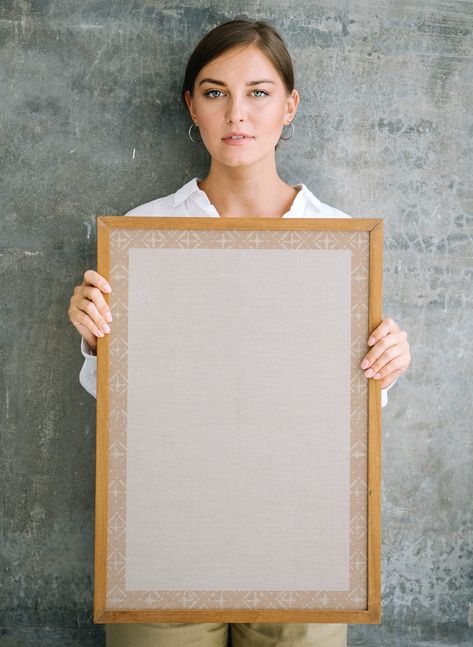 Woman holding a blank wooden photo frame | premium image by rawpixel.com / Jira Holding Picture Frame, Portrait Frame Template, Two Photo Frame Background, Holding Photo Frame In Hand, Photo Frame For Girlfriend, Oval Portrait Frame, Id Card Template, Psd Background, Empty Frames