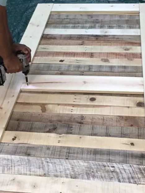 Making Rustic Doors, Diy Rustic Doors Interior, Pallet Doors Ideas, Outdoor Barn Doors, Bunkhouse Ideas, Barnwood Doors, Pallet Deck, Pallet Door, Rustic Doors Interior