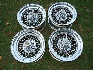 Vintage Cragar 30 Spoke Wire Wheels 15 x 7 Cadillac Impala Chrysler Chevy Ford Used Rims For Sale, Gang Signal, Cragar Wheels, Dayton Rims, Muscle Car Rims, Black Rims Truck, Car Rims, Old American Cars, Rims For Sale