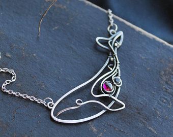 Silver Jewelry Diy, Buy Necklace, Bijoux Fil Aluminium, Diy Jewelry Inspiration, Silver Jewelry Rings, Wire Wrapped Necklace, Wire Work Jewelry, Work Jewelry, Animal Jewelry