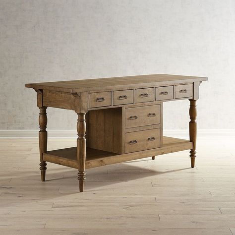 Magnolia Home Province Kitchen Island -  Love the drawers!  #affiliate French Kitchens, Unique Kitchen Design, 2024 Kitchen, Kitchen Island Design, Magnolia Homes, Indoor Patio Furniture, Kitchen Redo, Pier 1 Imports, Kitchen Remodel Idea