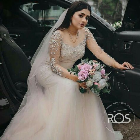 Kerala Wedding Gown, Kerala Christian Bride Gown, Kerala Christian Bride, Kerala Christian Wedding, Christian Wedding Dress, Designer Dresses Couture, Christian Wedding Gowns, Christian Bride, Bride Indian