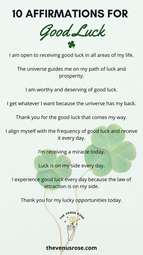 Good Luck Mantra, Good Luck Manifestation, Manifest Good Luck, Good Luck Affirmations, I Am Lucky Affirmation, March Manifestation, March Affirmations, Jade Affirmation, Lucky Affirmations