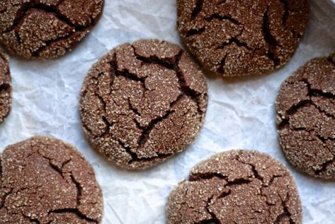 Vegan Mexican Hot Chocolate, Mexican Chocolate Cookies, Vegan Cookie Recipes, Chocolate Snickerdoodles, Mexican Hot Chocolate Cookies, Molasses Cookie, Recipes For The Holidays, Vegan Sugar Cookies, Chewy Chocolate Cookies