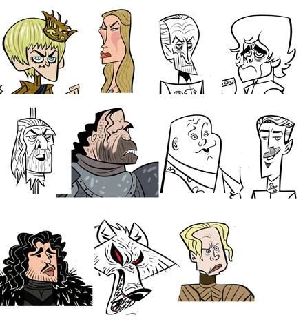 GoT characters by Silverdrawingacademy. Stephen Silver, Facial Expressions Drawing, Children's Book Characters, Drawing Face Expressions, Got Characters, Drawing Expressions, Character Sketches, Character Study, Geek Art