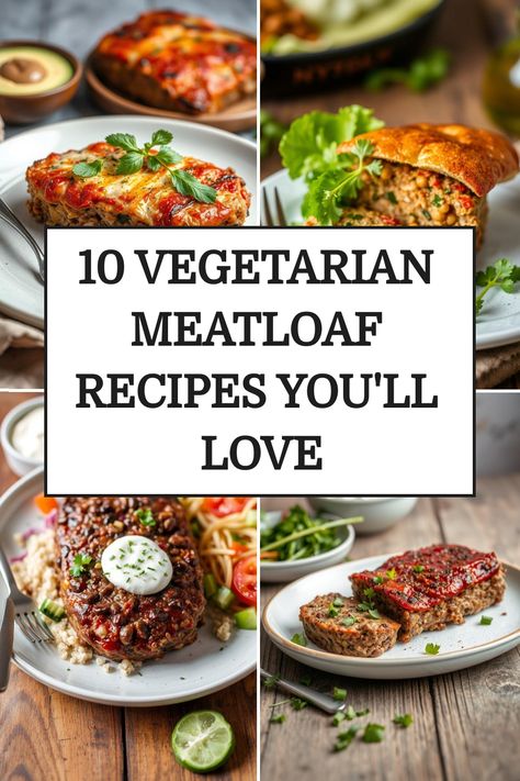 Loaf love: 10 creative vegetarian meatloaf ideas to spice up your dinner routine Vegan Tofu Loaf, Veggie Loaf Vegetarian Meatloaf, Vegetarian Loaf Recipes, Vegetarian Meatloaf Recipes, Easy Vegan Meatloaf, Meatloaf Ideas, Vegetable Loaf, Vegetarian Loaf, Meatloaf Oatmeal Recipe