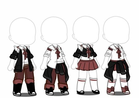 Gacha Club Outfit Jacket, Gacha Club Outfit Ideas Uniform, Matching Outfits Gacha Club, Simple Gacha Club Outfits, Gacha Club Outfit Matching, Gacha Work Outfits, Gacha Club Jacket Ideas, Gacha Club Outfit Uniform, Gacha Uniform Ideas School