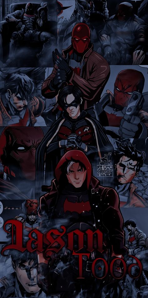 Dc Comics Wallpaper Iphone, Nightwing Young Justice, Jason Todd Red Hood, Red Hood Wallpaper, Red Batman, Batman Red Hood, Jason Todd Robin, Red Hood Comic, Hood Wallpapers