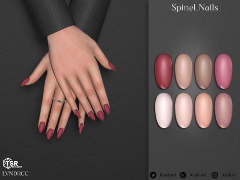 Sims Seasons Cc, Sims 4 Cc Nails Almond, Sims 4 Custom Content Nails, Sims 4 Short Nails, Sims 4 Custom Content Accessories, Sims 4 Cc Accessories Nails, Ts4cc Nails, Sims 4 Cc Female Accessories, Sims 4 Cc Female Clothing Dress