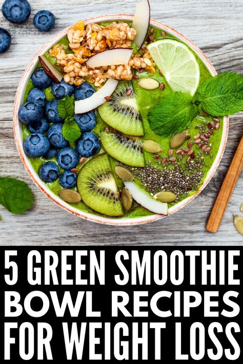 Apple Greek Yogurt, Smoothie Bowl Base, Avocado Smoothie Bowl, Perfect Smoothie Bowl, Green Smoothie Bowl Recipe, Super Green Smoothie, Mango Smoothie Bowl, Acai Bowls Recipe, Vegan Smoothie Bowl