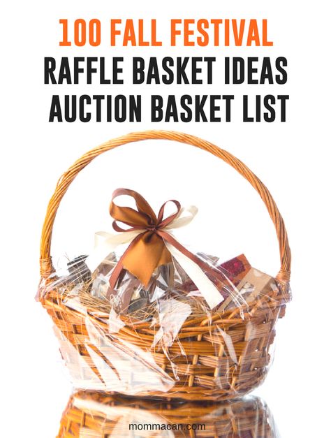 Grab this awesome list to share with your PTO or PTA or even the local charity to have fresh ideas for raffle baskets! Coffee Raffle Basket Ideas, Gift Basket Raffle Ideas, Gift Basket Ideas For Raffles, Fall Raffle Basket Ideas, Auction Basket Ideas, Raffle Basket Ideas, Silent Auction Gift Basket Ideas, Basket Raffle, Charity Work Ideas