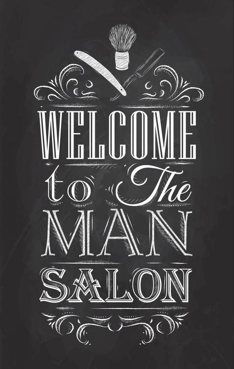 Barbershop Poster, Barber Poster, Drawing With Chalk, Barbershop Design Interior, Best Barber Shop, Barber Shop Sign, Barber Shop Interior, Barber Logo, Master Barber