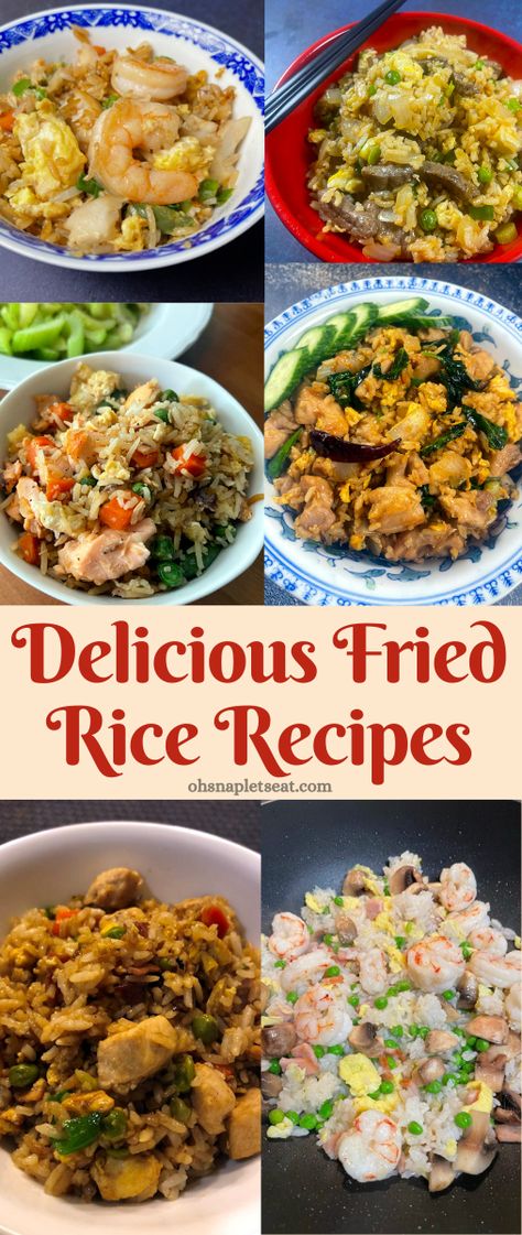 House Fried Rice Recipe, Thai Fried Rice Recipe, Special Fried Rice Recipe, Delicious Fried Rice, Tasty Fried Rice, One Pot Rice Meals, Fried Rice Recipes, Rice Meals, Dinner Board