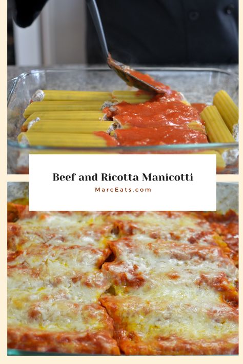 Beef And Cheese Manicotti Recipe, Beef Manicotti Recipe, Manicotti With Meat Sauce, Manicotti With Meat, Manicotti Recipe Beef, Meat Manicotti Recipe, Meat Manicotti, Beef Manicotti, Cheese Manicotti