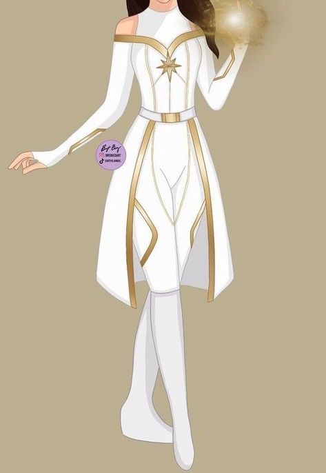 White Hero Costume Design, Superhero Outfits Female, White Hero Suit, Female Hero Costume Design, White Superhero Suit, Supersuit Design Female, Hero Suit Ideas, Avenger Oc, Superhero Outfits Design Female