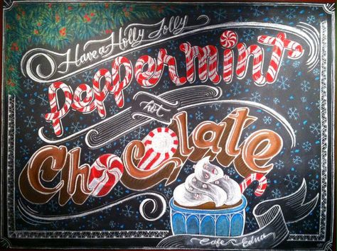 Christmas Holidays Chalk design by Carolina Ro #carolinaro #chalkartist… | Chalkboard art diy, Chalkboard art, Chalk design Christmas Chalkboard Signs, Chalkboard Art Diy, Winter Torte, Christmas Chalkboard Art, Starbucks Art, Chalk Artist, Chalkboard Christmas, Blackboard Art, Signs Design