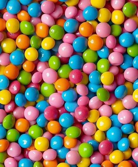 Lots of round colored candies  background Rainbow Candy, Colorful Candy, Pattern Background, Abstract Wallpaper, Premium Photo, Background Patterns, Candy, Rainbow, Stock Photos