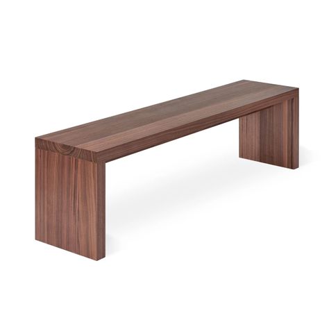 Plank Dining Bench in Various Colors – BURKE DECOR Plank Bench, Wooden Dining Bench, Modern Dining Bench, Plank Table, Kitchen Banquette, Bedroom Seating, Into The Wood, Bench Designs, Dining Table With Bench