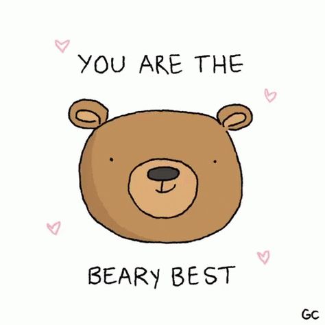 You Are The Beary Best Love GIF - YouAreTheBearyBest BearyBest Bear - Discover & Share GIFs Bear Puns, Valentines Day Puns, National Best Friend Day, Bear Valentines, Anime Fnaf, Funny Puns, Valentine Day Love, Love Gif, Bear Cartoon