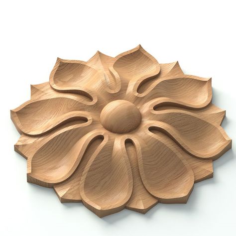 Wood rosette appliques floral for fireplace#additional-separator##additional-separator#Upgrade your fireplace with the understated elegance of these floral wood rosette appliques. Each rosette boasts a beautifully carved flower, crafted in a minimalist style that adds a touch of sophistication to your decor. These exquisite accents effortlessly enhance the aesthetic appeal of your fireplace, filling it with refined beauty and understated luxury. Wood Carving Patterns Templates, Wood Rosettes, Carved Rosettes, Greek Flowers, Amber Room, Cnc Router Projects, Cnc Wood Carving, Router Projects, Relief Carving