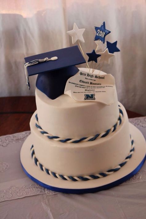 Graduation Cake Ideas, Grad Cakes, Graduation Cake Designs, Cake Paris, Graduation Desserts, Grad Cake, Graduation Party Cake, Graduation Party High, Anniversaire Diy