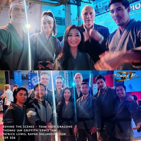 Our undefeated Sekai Taikai baddies!😏 Thomas Ian Griffith as Terry Silver, Lewis Tan as Sensei Wolf, Rayna Vallandingham as Zara Malik and Patrick Luwis as Axel Kovacevic behind the scenes of Cobra Kai S6! Team Iron Dragons for the win 🔥🐉 📸: germar.mia Find me on X! #thomas #thomasiangriffith #thomasiangriffithedit #edit #terrysilver #terrysilveredit #Terrence #Silver #sensei #senseisilver #senseiwolf #lewistan #zaramalik #raynavallandingham #axelkovacevic #patrickluwis #irondragons #se... Zara Malik, Rayna Vallandingham, Thomas Ian Griffith, Terry Silver, Lewis Tan, Behind The Scenes, Quick Saves