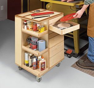 Woodsmith Plans, Lumber Rack, Portable Workbench, Workbench Designs, Mobile Workshop, Table Woodworking, Essential Woodworking Tools, Tool Storage Diy, Diy Workbench