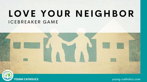 This icebreaker is a little like musical chairs or Duck Duck Goose. It involves getting up and moving to an empty seat. The question is, do you love your neighbor or not? :-) Do You Love Your Neighbor Game, Who Is My Neighbor, Youth Ministry Games, Sunday School Games, Church Games, Love Your Neighbor, Duck Duck Goose, Musical Chairs, Christmas Games For Kids