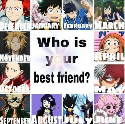 Anime Horoscope, Birthday Scenario Game, Scenario Game, Birthday Scenario, Anime Zodiac, Portrait Cartoon, Ochako Uraraka, My Hero Academia Shouto, Memes Anime