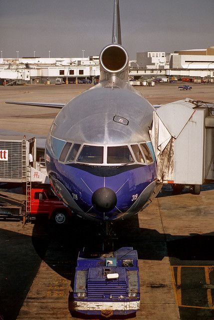 Eastern TriStar at the Gate by searchlight557, via Flickr L1011 Tristar, Eastern Airlines, Boeing 727, Boeing Aircraft, Passenger Aircraft, Southwest Airlines, Vintage Airlines, Vintage Aviation, Cheap Flight